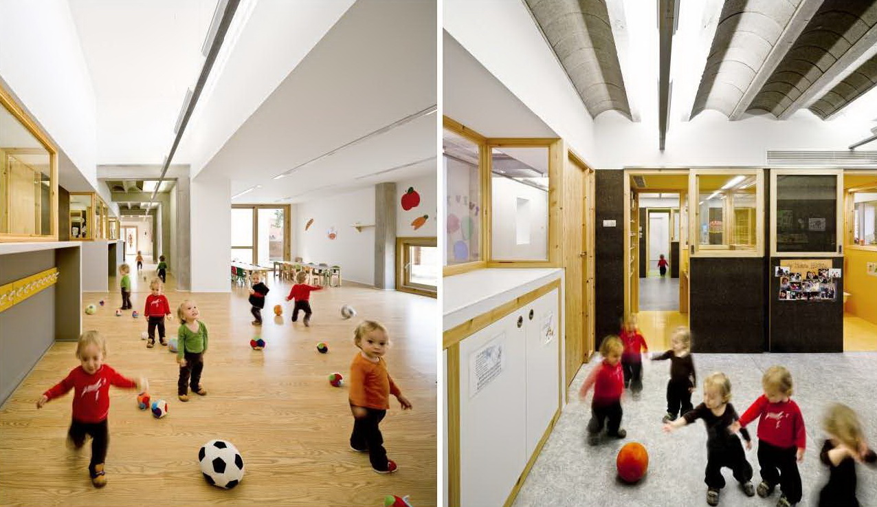 Fotos escoles bressol modernes, Cal Trempat, Vilanova del Vallès | Quadrifoli Projectes